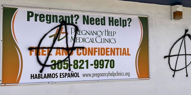 A pro-life clinic in Miami was vandalized days before the state blocked Florida's 15 week abortion ban