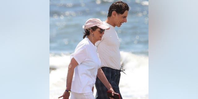 House Speaker Nancy Pelosi, D-Calif., Went to a beach in Italy over the weekend of Independence Day.