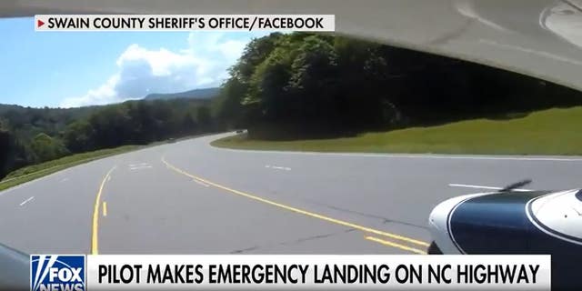 A novice pilot managed to stick an expert landing on a freeway following engine failure.