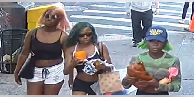 Authorities arrested the suspect with green hair on Wednesday.