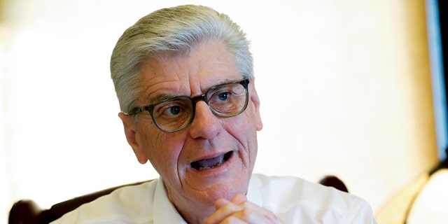 Gov. Phil Bryant speaks about his legacy following a life of public service in his office at the Capitol in Jackson, Mississippi, on Jan. 8, 2020. 