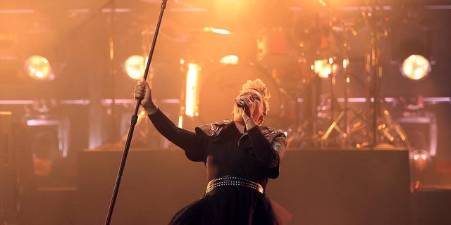 Pink performs on stage for the 2021 Billboard Music Awards, broadcast on May 23, 2021 at Microsoft Theater in Los Angeles, California. 