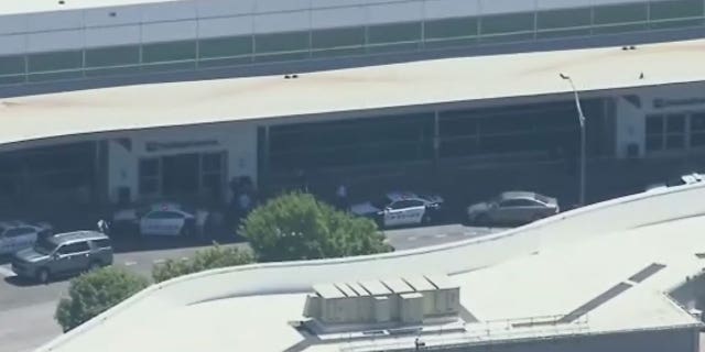 Dallas Police on scene at an active shooting situation at Dallas Love Field Airport.