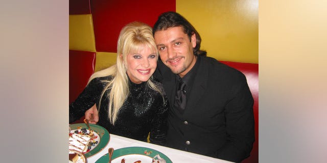 Ivana Trump and ex-husband Rossano Rubicondi pictured in 2002 