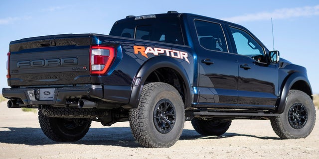 The F-150 Raptor R comes standard with 37-inch tall all-terrain tires.