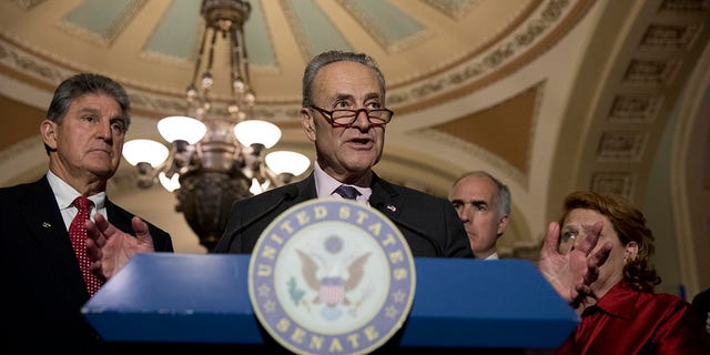 Senate Leader Chuck Schumer and Sen. Joe Manchin agreed on a legislative package that would spend $  369 billion on climate initiatives.