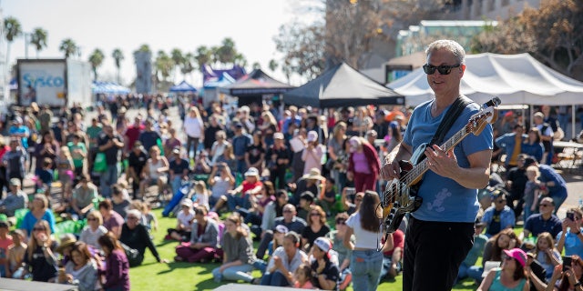 Gary Sinise said "supporting our veterans and military families and first responders" is a main reason he loves to perform with his band.