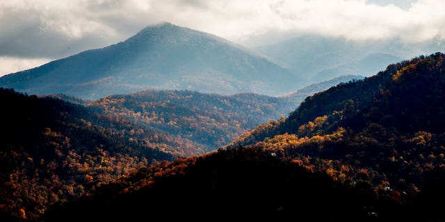 Views of the Great Smoky Mountains National Park are seen in Tennessee, United States on November 10, 2018. (Photo by Patrick Gorski/NurPhoto via Getty Images)