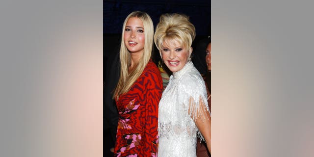 Ivanka Trump and Ivana Trump are shown together at the 25th Anniversary of Studio 54 in New York City. 