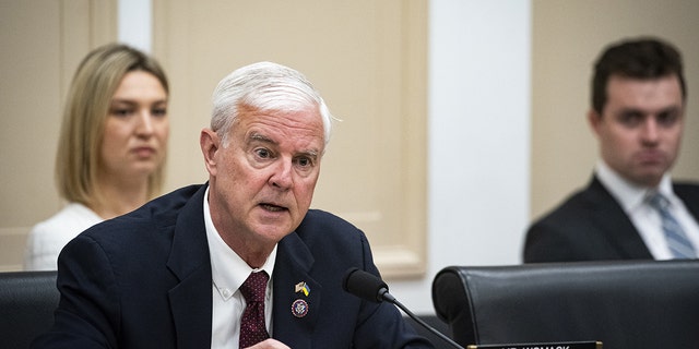 Representative Steve Womack, a Republican from Arkansas and ranking member of the House Appropriation Subcommittee on Financial Services and General Government, speaks during a hearing in Washington, D.C., US, on Wednesday, May 18, 2022. 