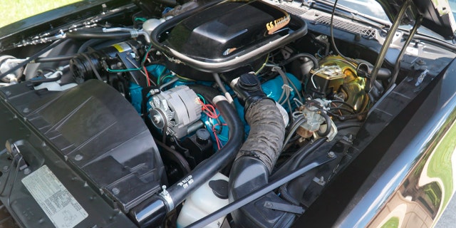 The Trans Am features a 6.6-liter V8.