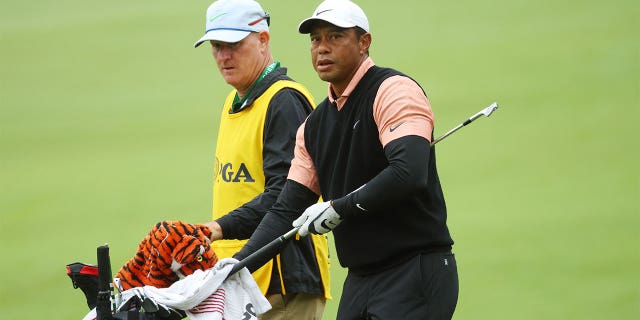 Woods had three caddies during his long golf career. His caddie earns a percentage of his earnings in addition to his base salary.