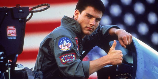 Tom Cruise spielte Maverick im Film von 1986 "Top Gun" 