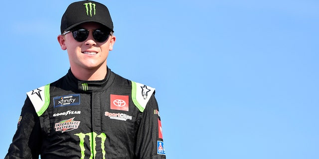 Ty Gibbs is usually sponsored by Monster Energy in the Xfinity Series.