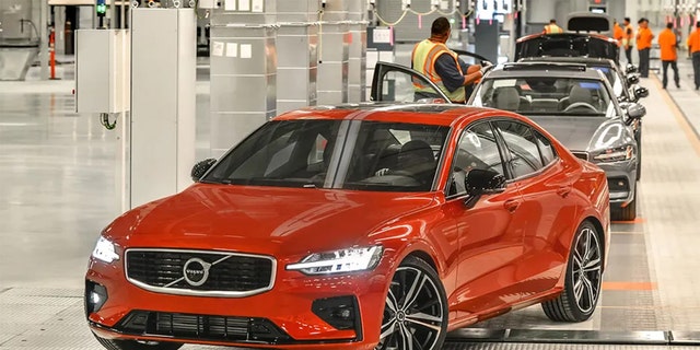 The Volvo S60 is built at the company's factory in Charleston, S.C.