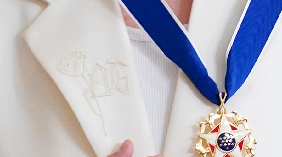 Megan Rapinoe honors Brittney Griner with embroidered ‘BG’ on suit at Presidential Medal of Freedom ceremony