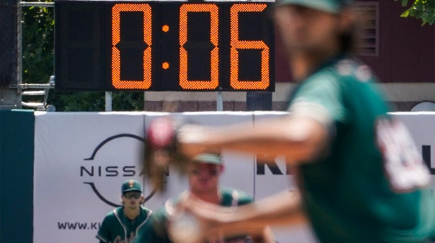 Here's a look at baseball's new pitch clock, larger bases MLB hopes will  liven up the game