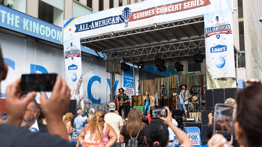 We The Kingdom performs at Fox & Friends All-American Concert Series