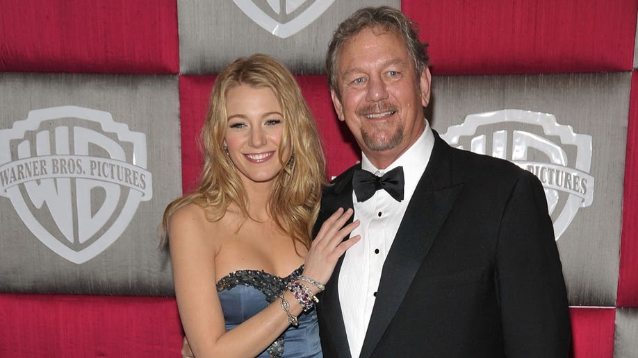 Blake Lively with her late father Ernie Lively