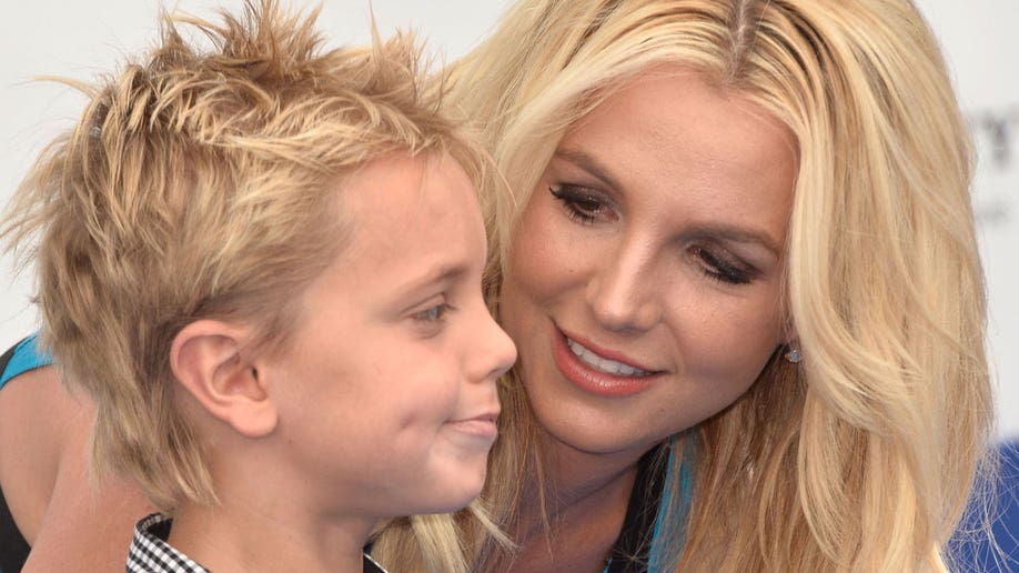 Britney Spears with Sean Preston Federline in 2013