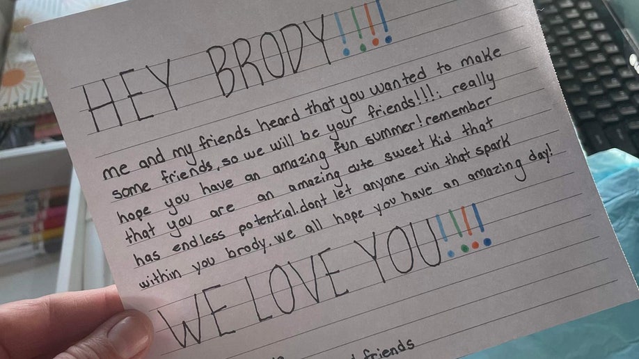 Brody Ridder letter six 