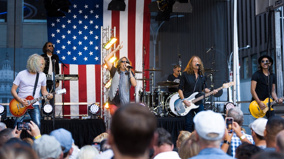 Foreigner performs at Fox & Friends All-American Concert Series