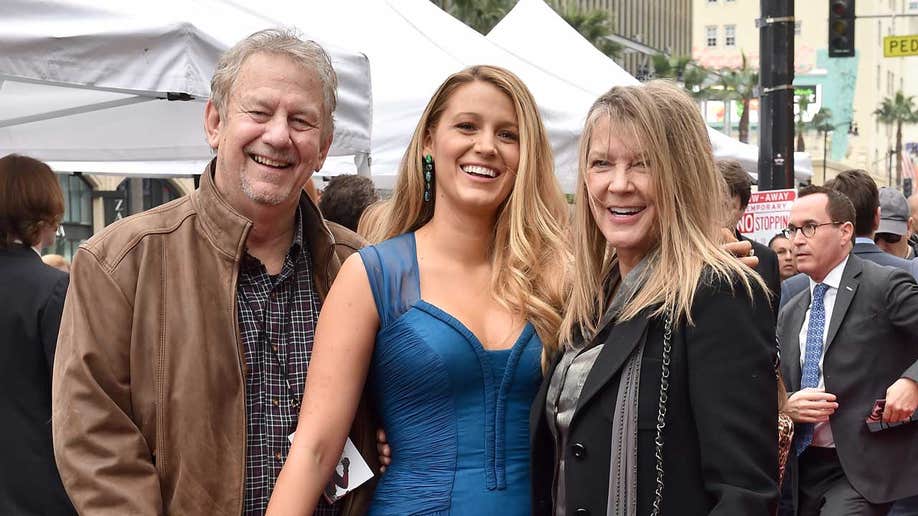 Blake Lively with her mother, Elaine Lively and her father, Ernie Lively. 