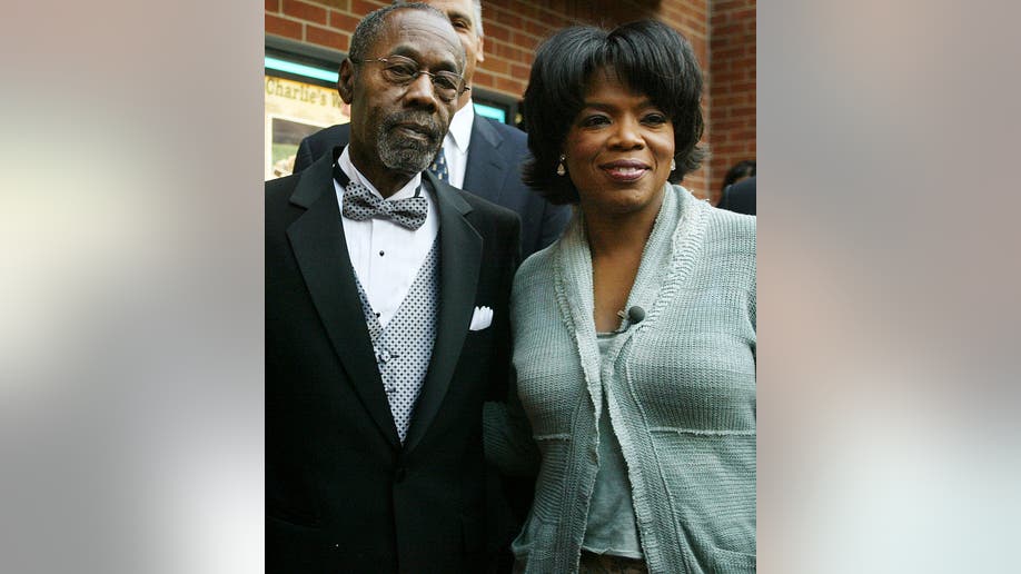 Vernon Winfrey and daughter Oprah Winfrey