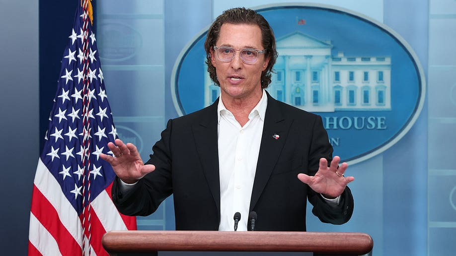 Matthew McConaughey at the White House in 2022
