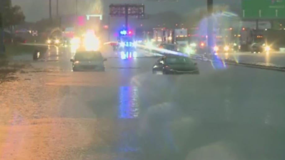 Flash flooding in St. Louis on I-70
