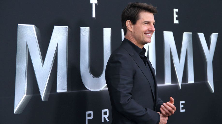 Tom Cruise at "The Mummy" premiere in 2017
