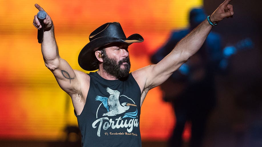 Tim McGraw performing at Florida's 2021 Tortuga Music Festival