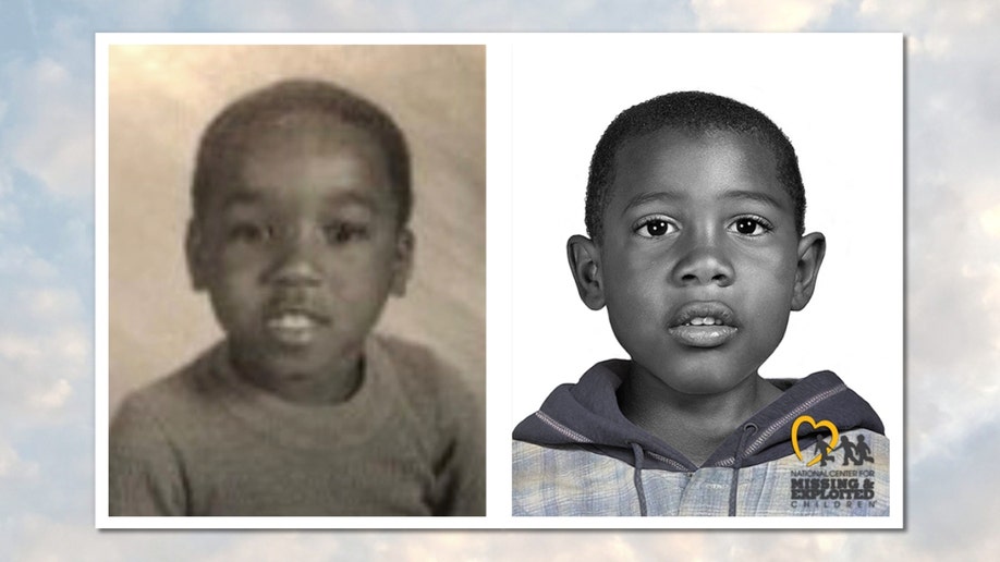 two photographs of William DaShawn Hamilton, a 6-year-old found dead in a cemetery in 1999