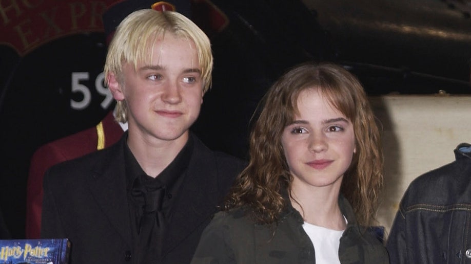 Young Emma Watson and Tom Felton