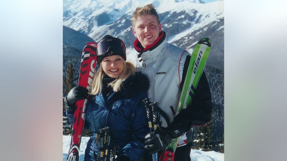 Ivana Trump on a snowy mountain