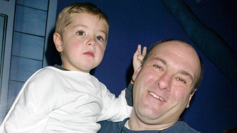 James Gandolfini with his son Michael Gandolfini