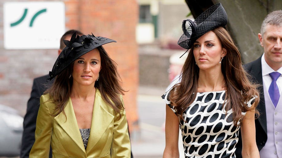 Kate Middleton with her younger sister Pippa Middleton in 2011