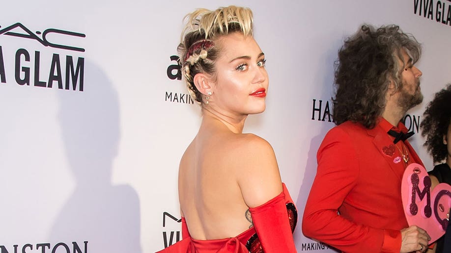Miley Cyrus in 2015, the year she came out as pansexual
