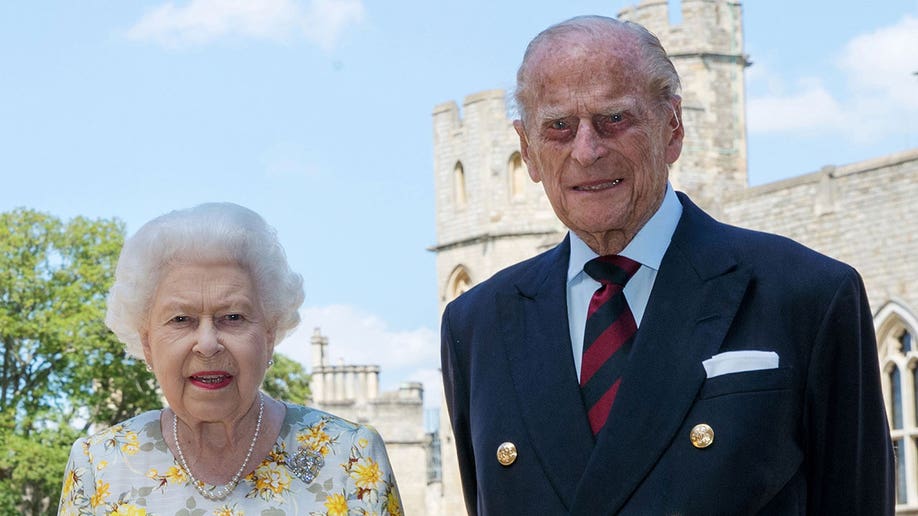 Queen Elizabeth II and Prince Philip on June 1, 2020, before his 99th birthday