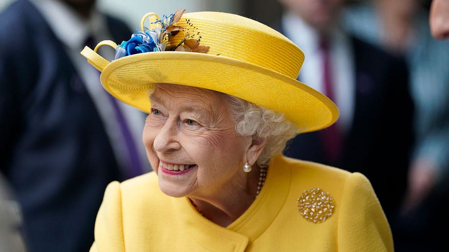 96-year-old Queen Elizabeth II in 2022, the year of her Platinum Jubilee