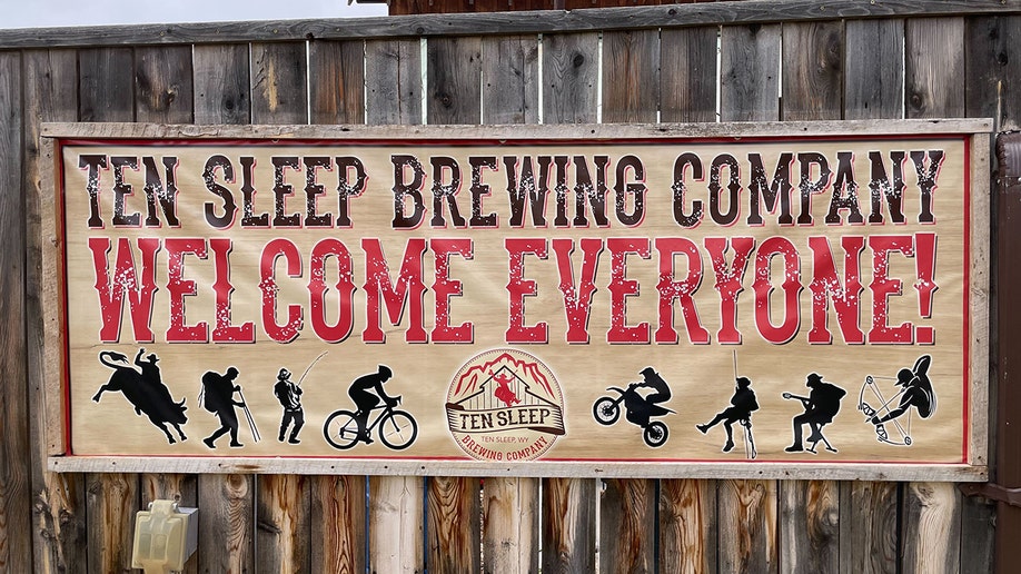 ten sleep brewery sign