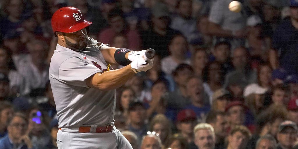 Albert Pujols hits 694th career home run, breaks Barry Bonds' record for  most pitchers victimized - The Boston Globe