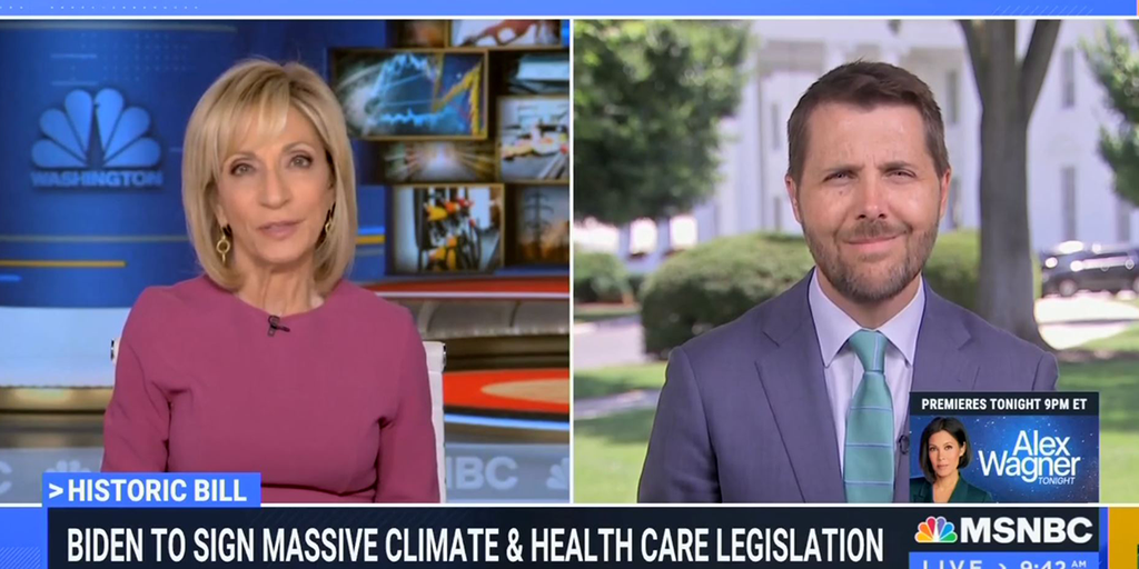MSNBC host thanks Biden official for correcting 'misinformation' on IRS provision in bill - Vimarsana News