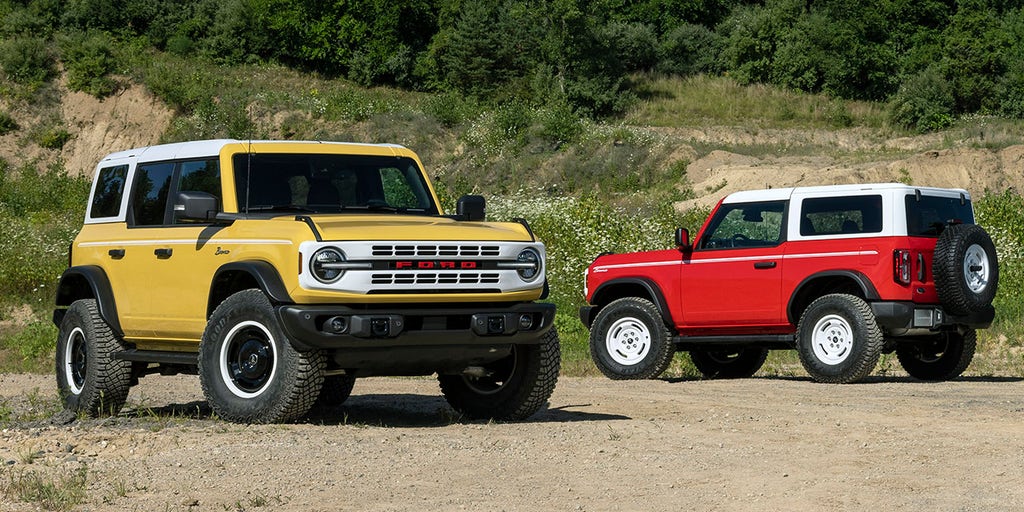 Ford's new Bronco Heritage Editions are gloriously retro