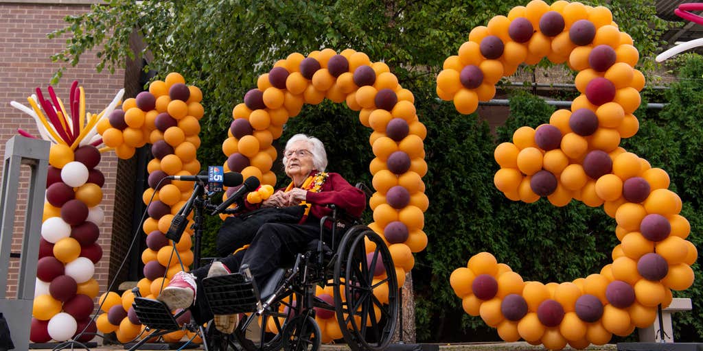 Loyola Universtity celebrates Sister Jean's 103rd birthday with train plaza named in her honor | Fox News