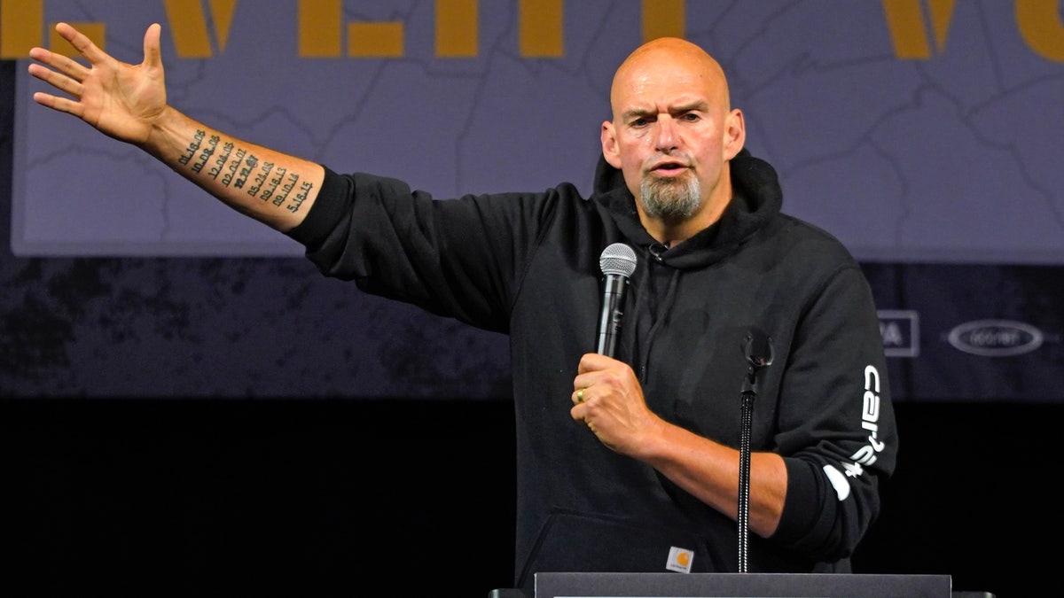 Fetterman on the campaign trail