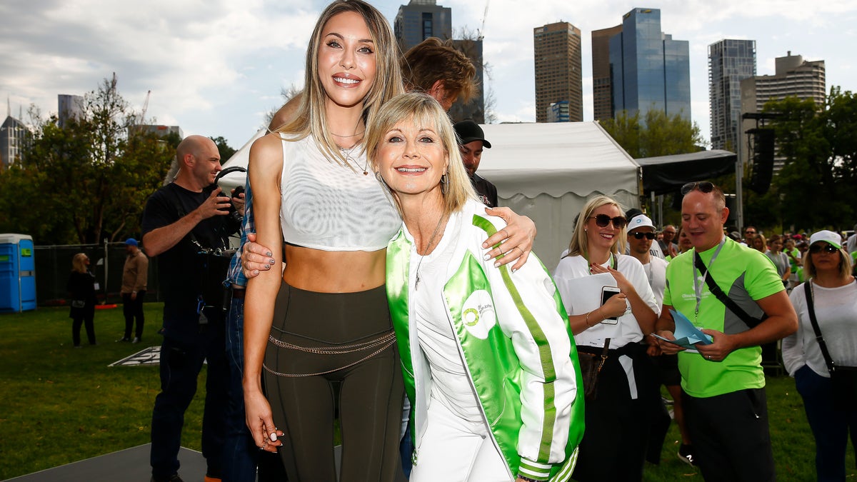 Olivia Newton-John and daughter Chloe Lattanzi