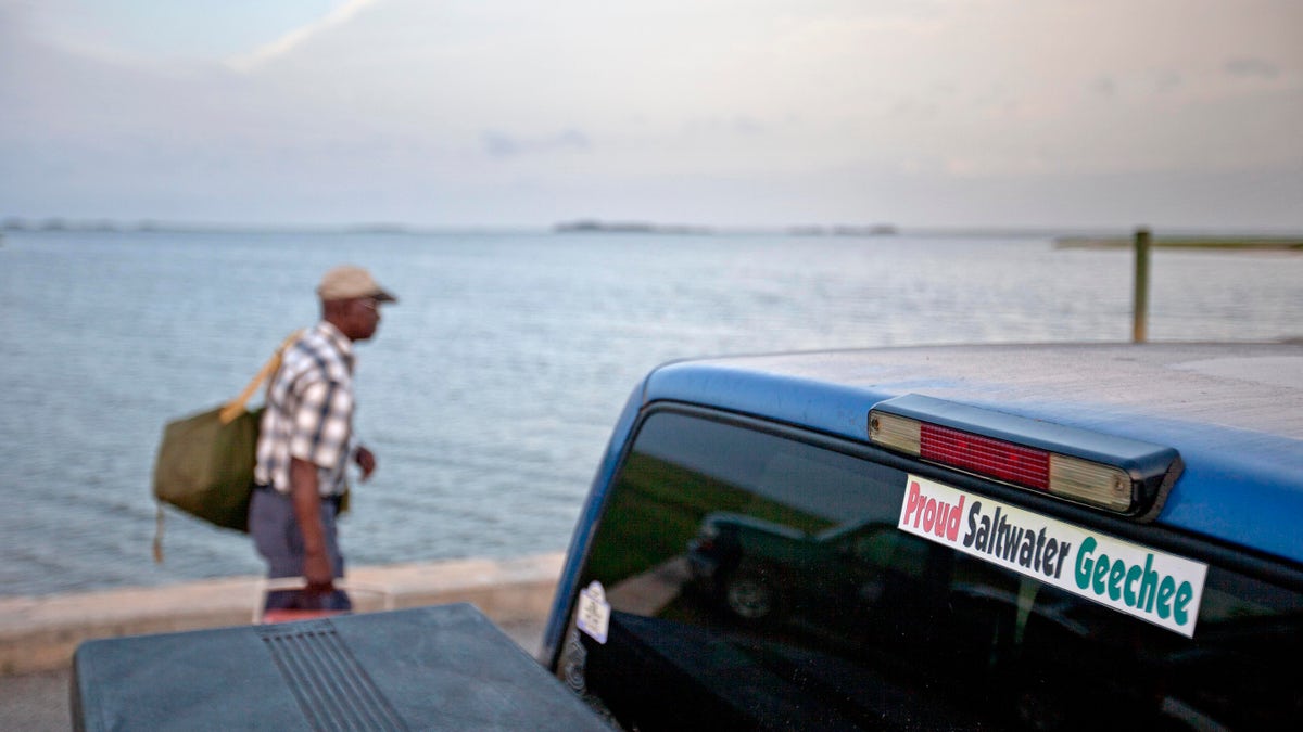 A sticker celebrating the Geechee heritage