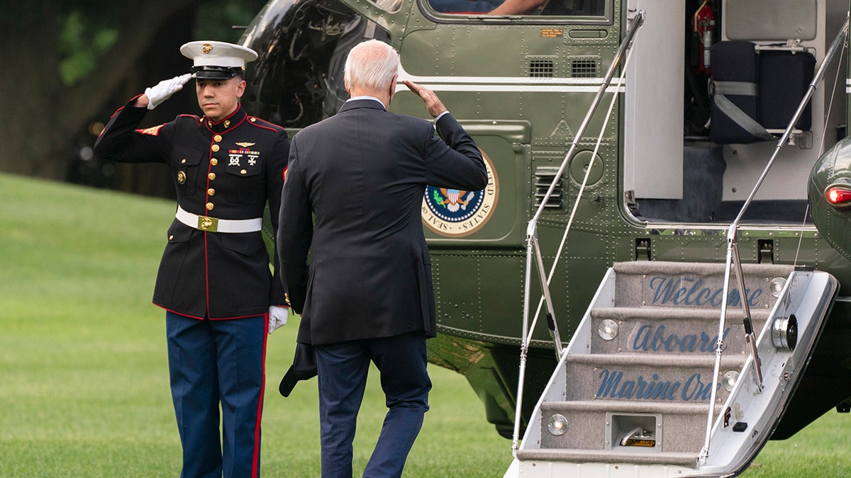 BIDEN SALUTES