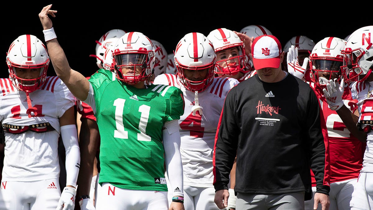 Casey Thompson at Nebraska's spring game